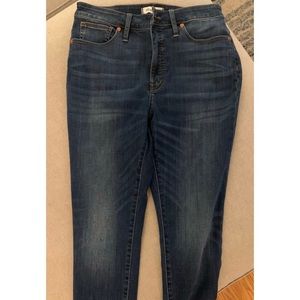 SOLD - madewell curvy high rise skinny jeans
